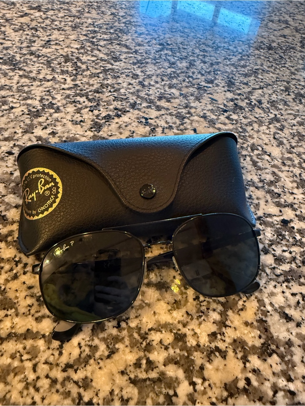 Ray-Ban Black Sunglasses with Black Case